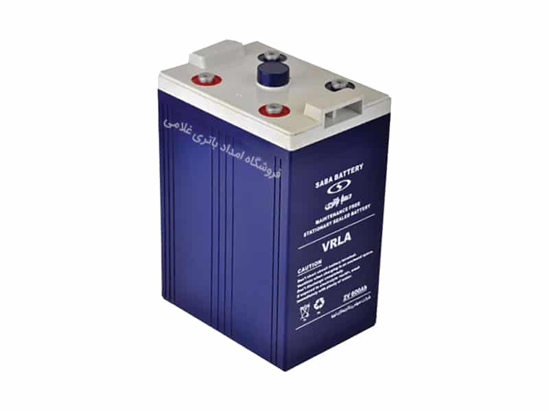 باتری 2 ولت 600 آمپر ساعت سیلد صبا